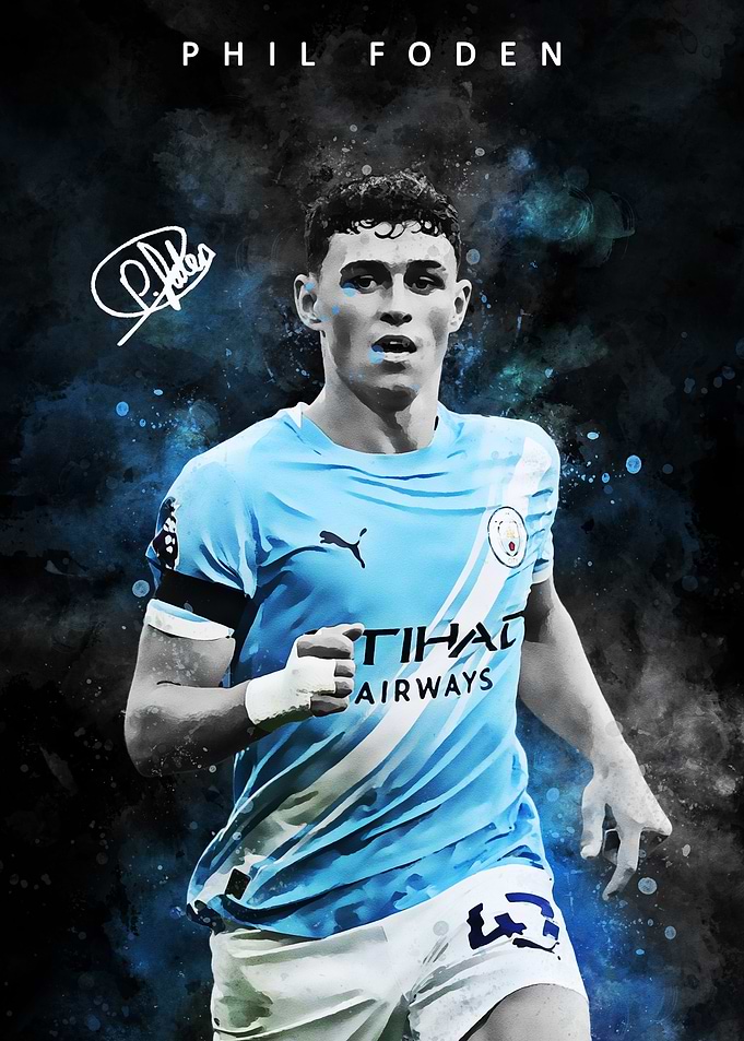 Phil Foden Portrait