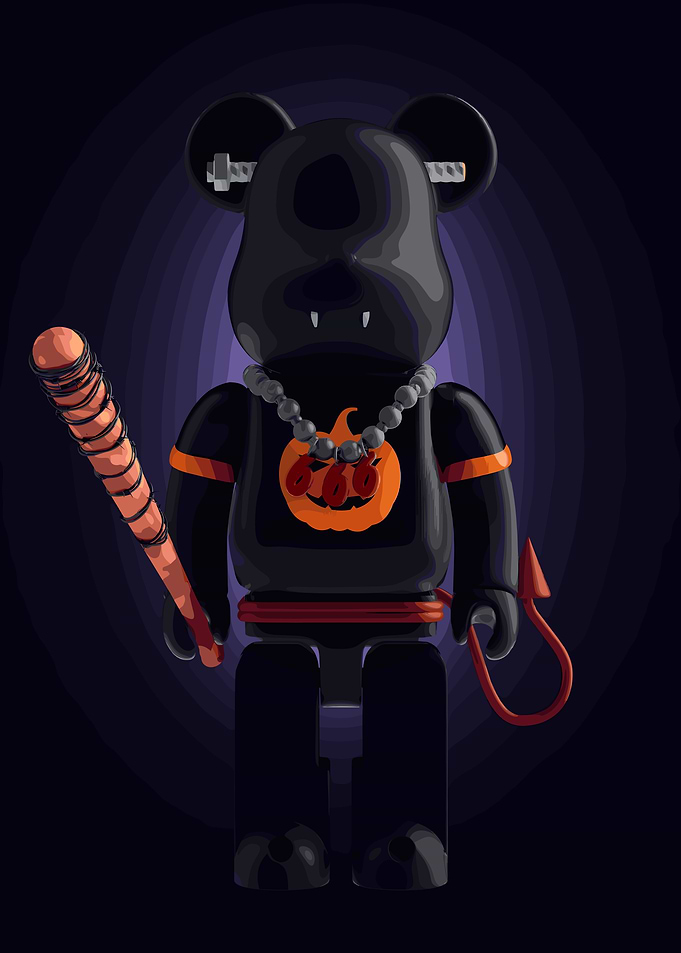 Halloween Bearbrick Devil