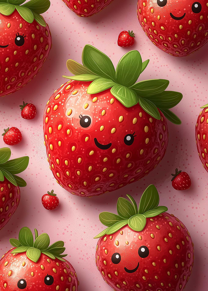 Cute Strawberry Pattern
