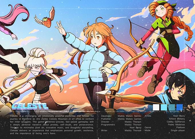 Celeste Game Cover Art