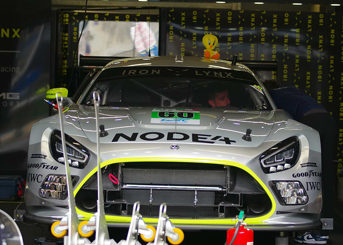 Iron Lynx Racing Car in Garage