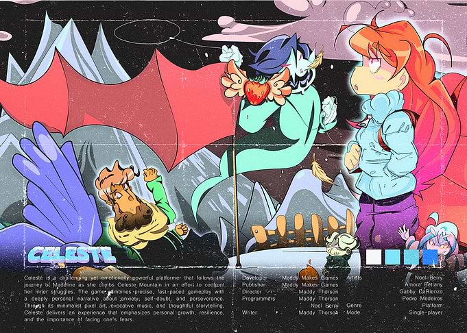 Celeste Game Cover Art