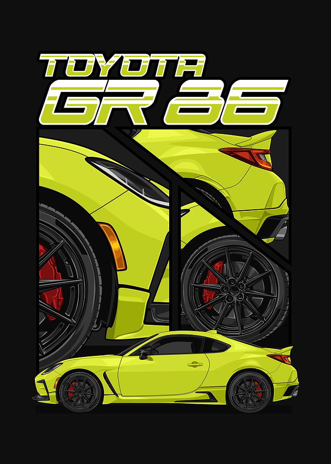 Toyota GR86 Illustration
