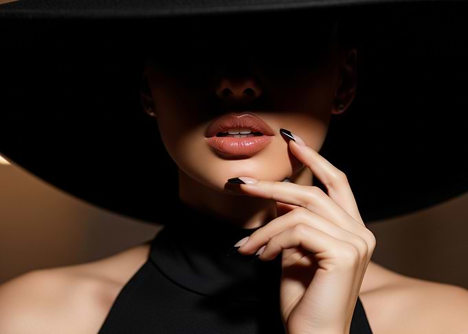 Elegant Woman in Hat