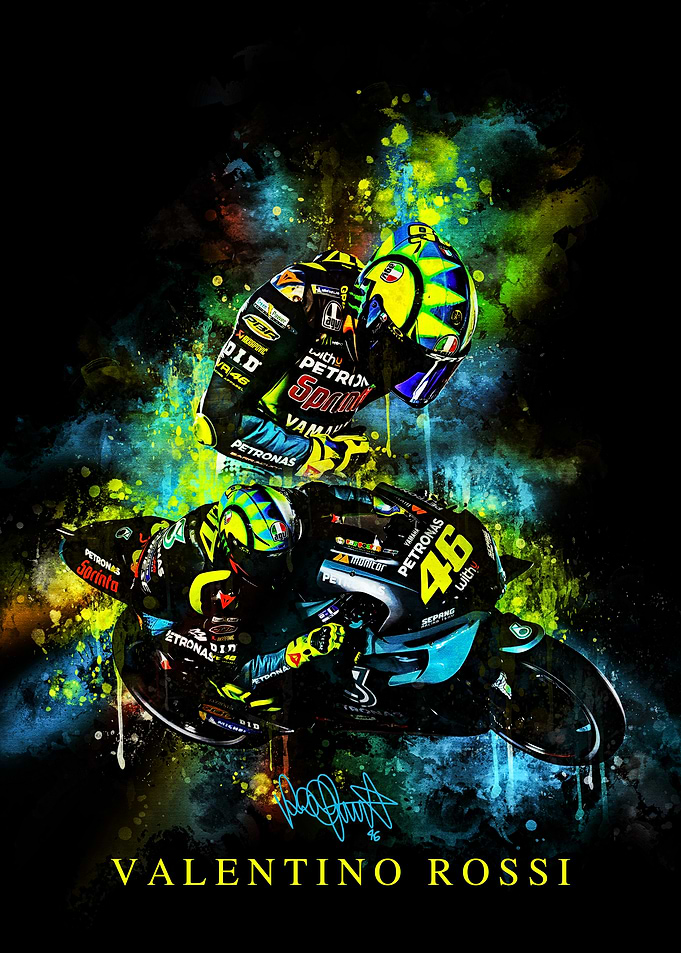 Valentino Rossi Motorcycle Racing