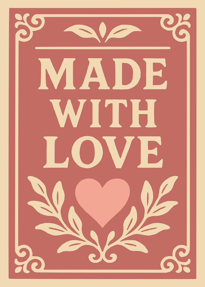 Made With Love Decorative Sign