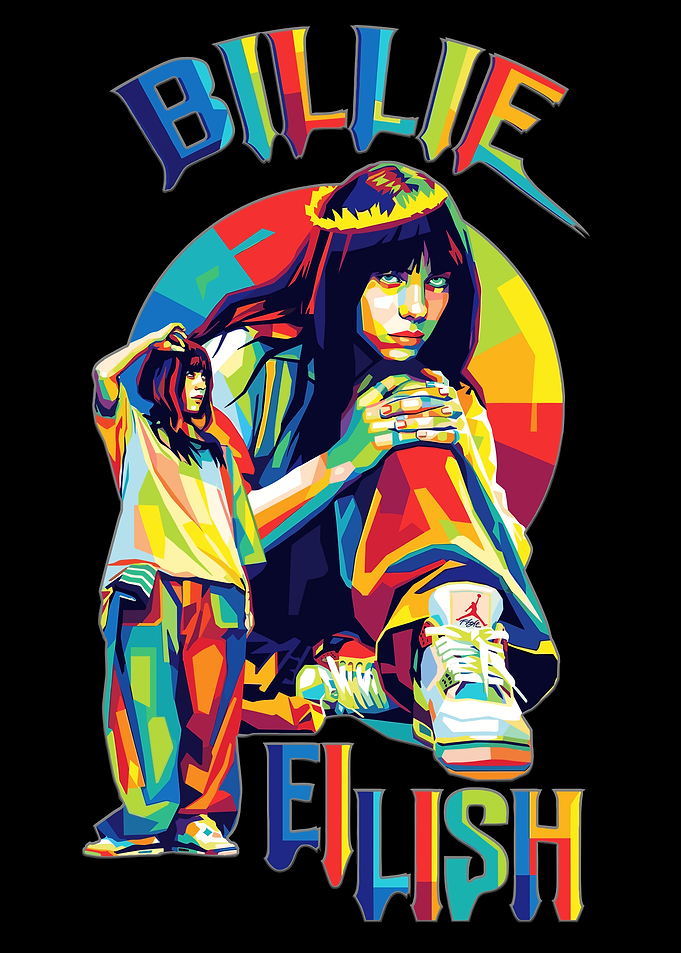 Billie Eilish Wpap art