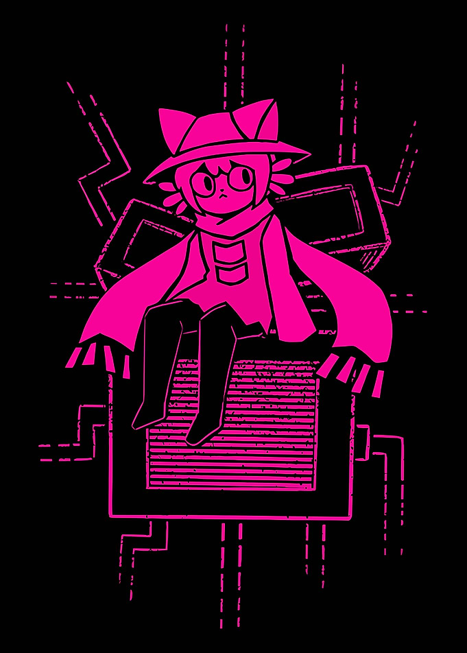 Niko from OneShot in Pink