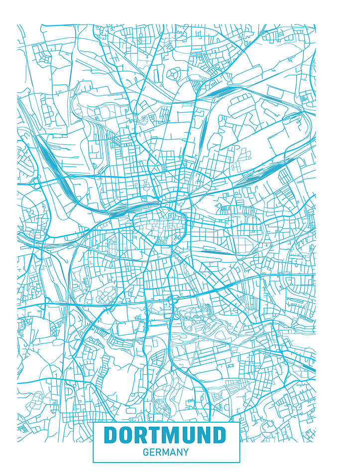 Dortmund, Germany City Map