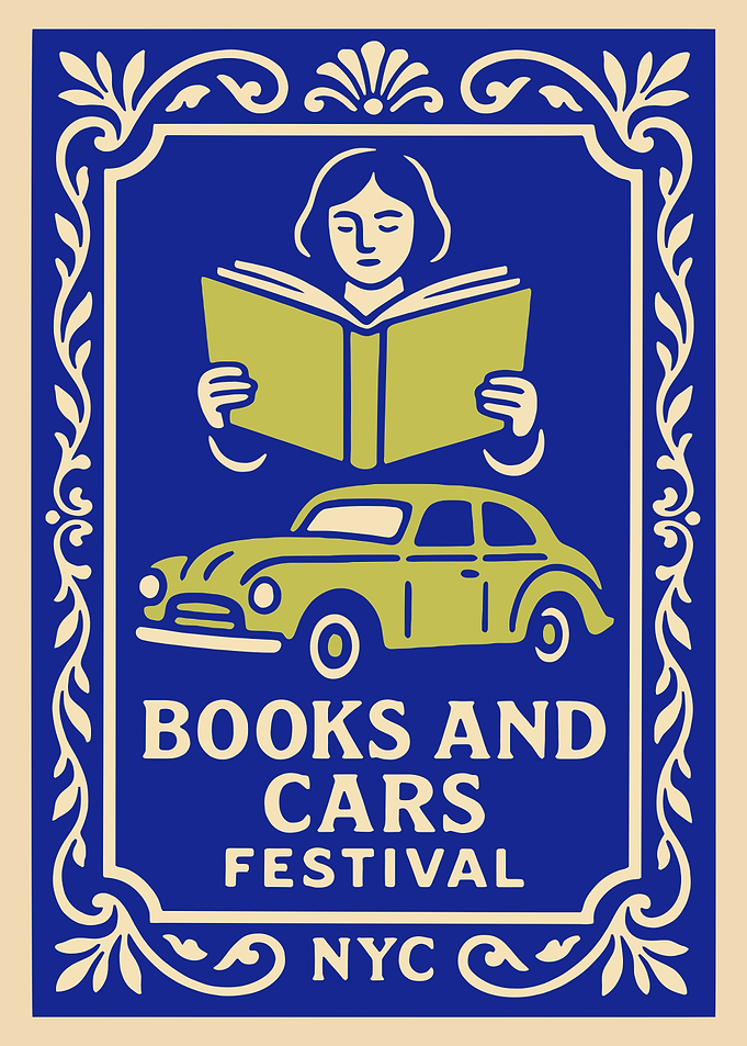 Books and Cars Festival NYC Poster