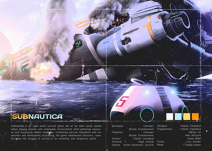 Subnautica Game Poster