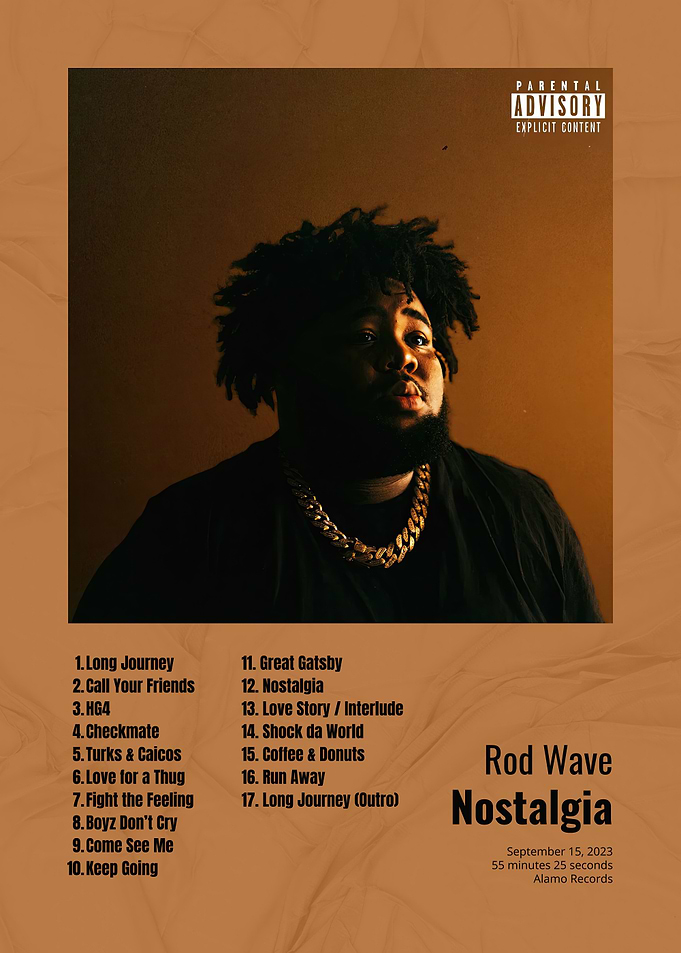 Rod Wave Nostalgia Album Cover