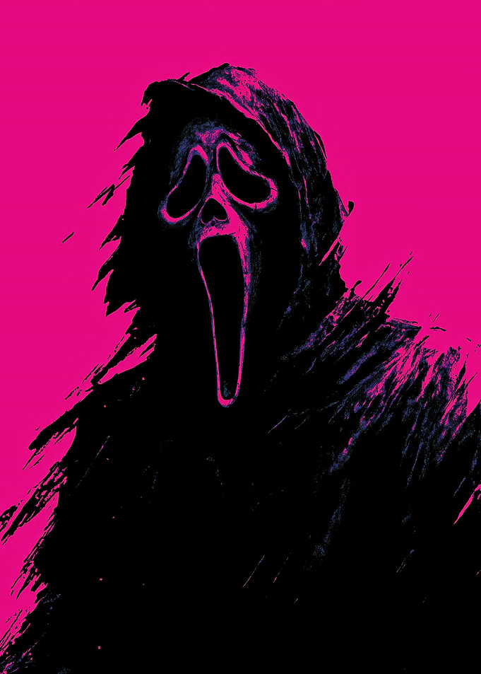Ghostface Scream Pink