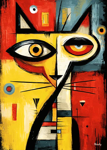 Silent Gaze — Contemporary Abstract Expressionism