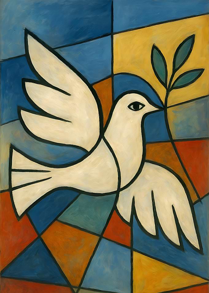 Dove of Peace Painting