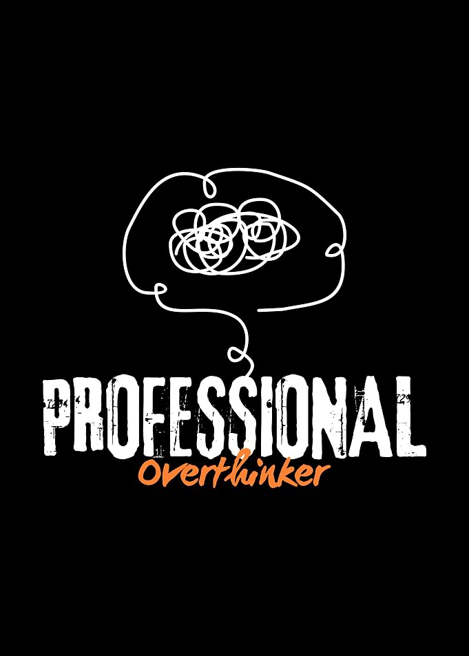 Professional Overthinker Text Art