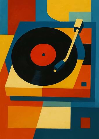 Abstract Turntable Art
