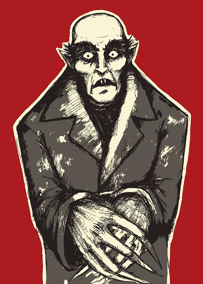 Creepy Vampire Nosferatu