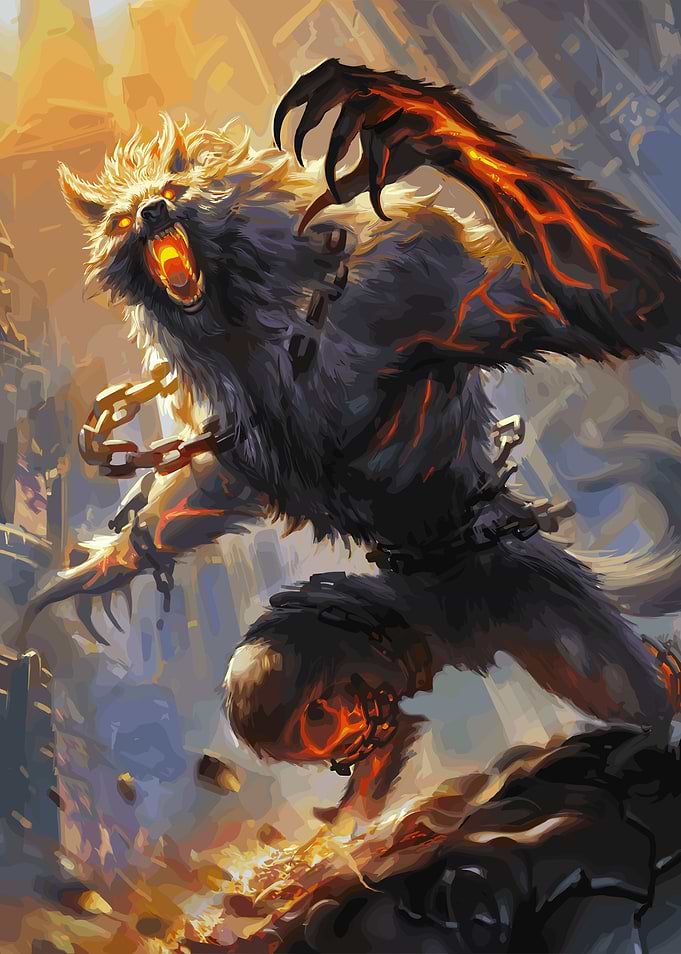 Fiery Werewolf Unleashed