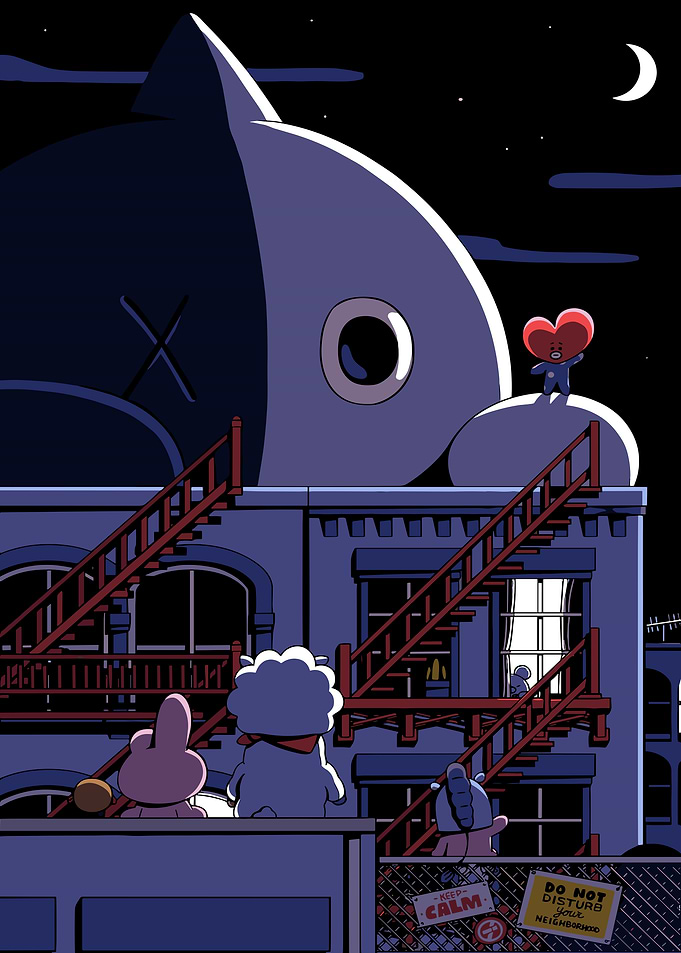 BT21 Rooftop Night
