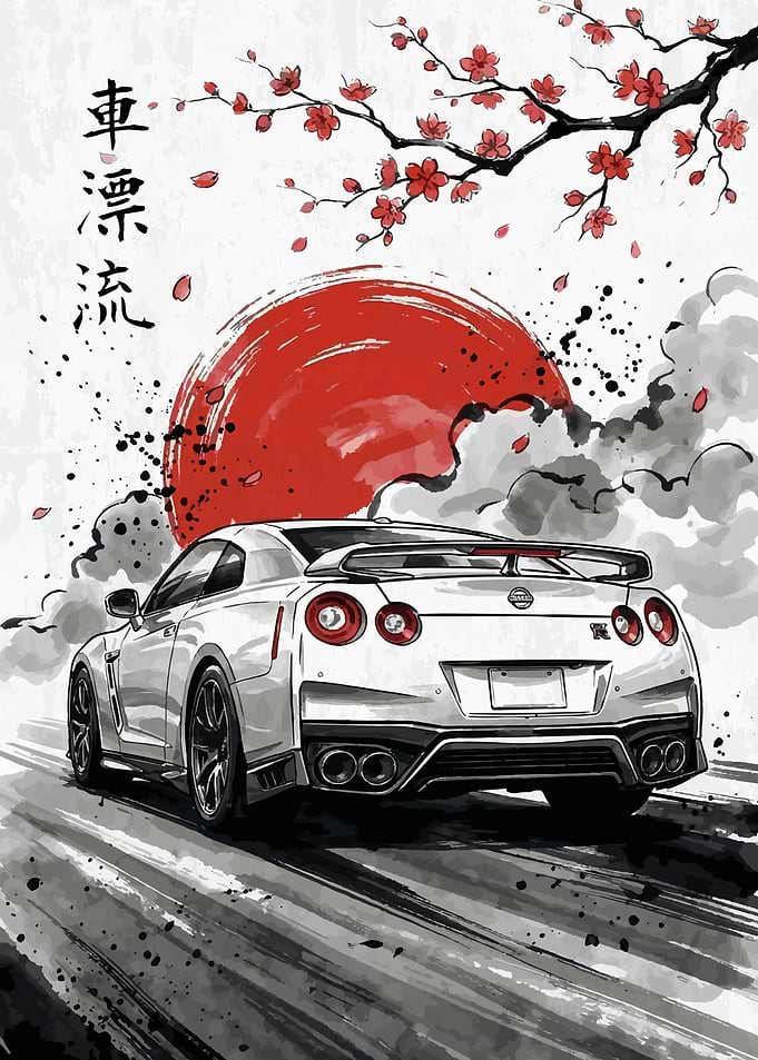 Nissan GT-R R35 Nismo Japanese Art