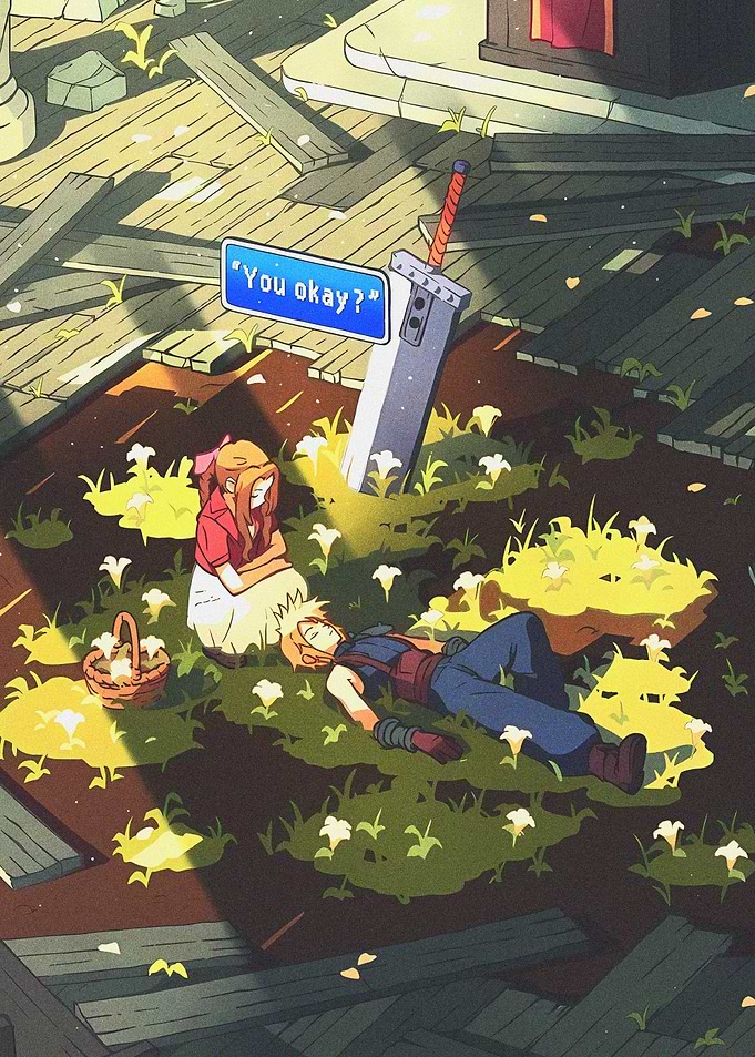 Final Fantasy VII: 'You okay?'