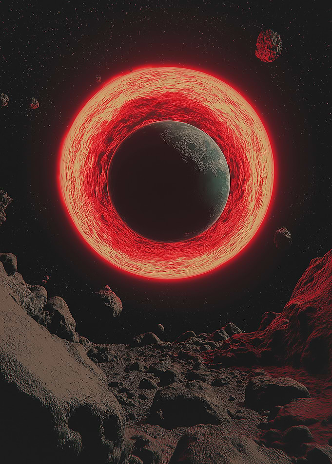 Red Giant Star and Planet