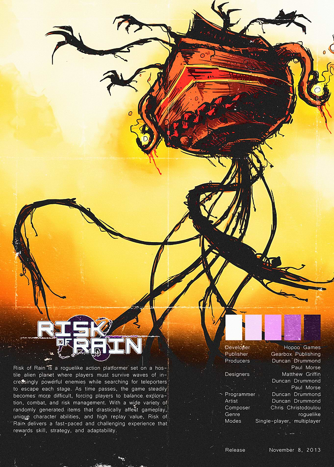 Risk of Rain Game Cover Art