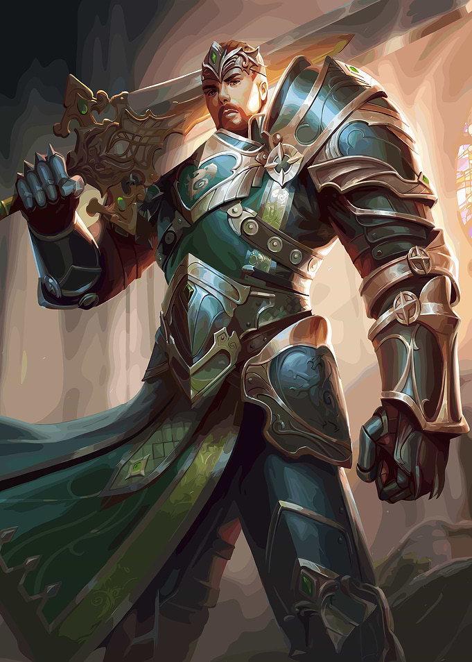 Armored Warrior with Sword