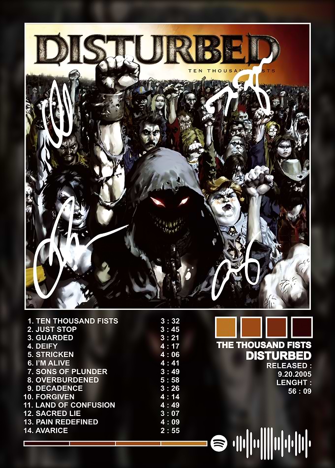 Disturbed - Ten Thousand Fists Album