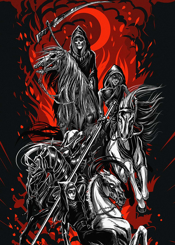 Four Horsemen of the Apocalypse Artwork