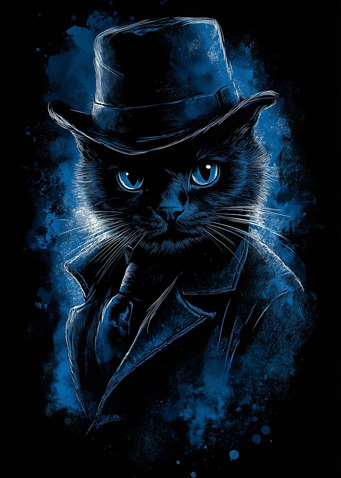 Dapper Cat Detective