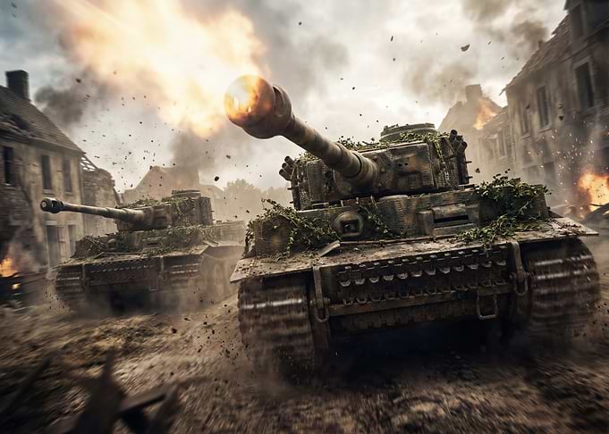 Tanks in War Zone