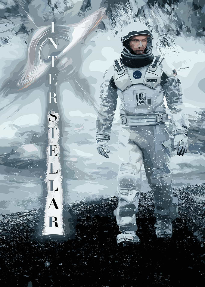 Interstellar Movie Poster Art