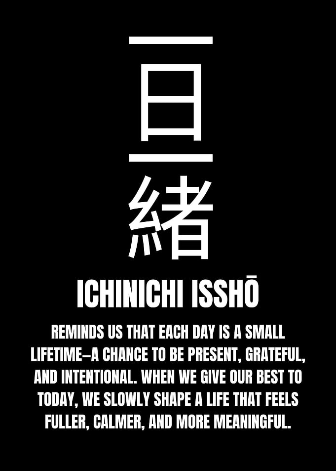 Ichinichi Issho: Japanese Inspirational Quote