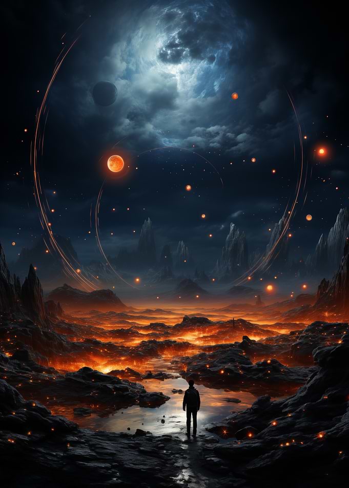 Otherworldly Landscape Art