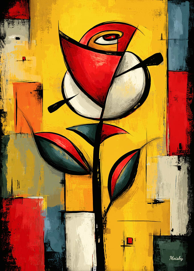 Silent Bloom — Contemporary Abstract Expressionism