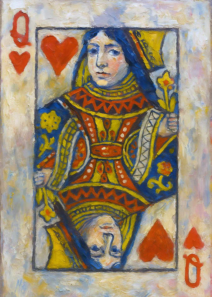 Queen of Hearts Painting