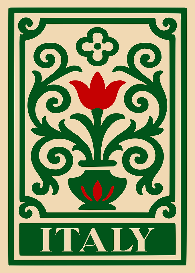 Italy Floral Decorative Design