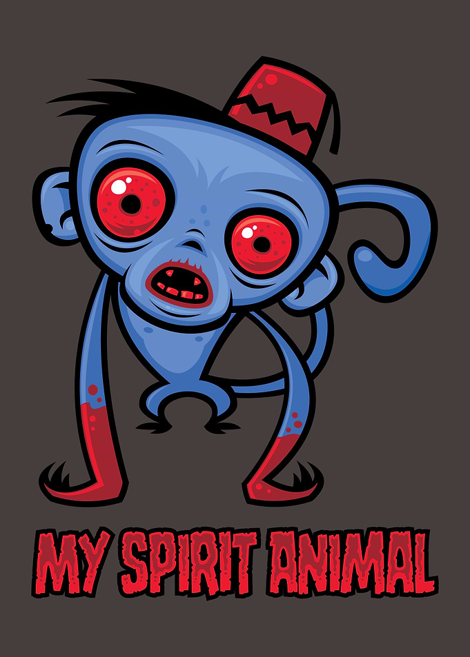 Zombie Monkey Is My Spirit Animal