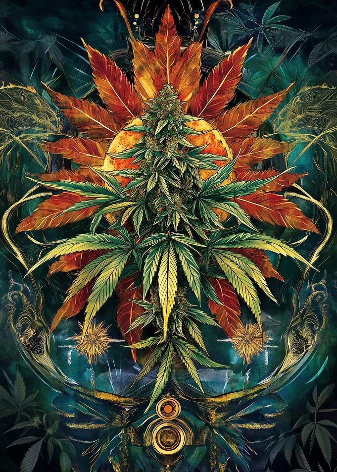Cannabis Plant Art