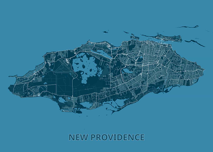 New Providence Island Map