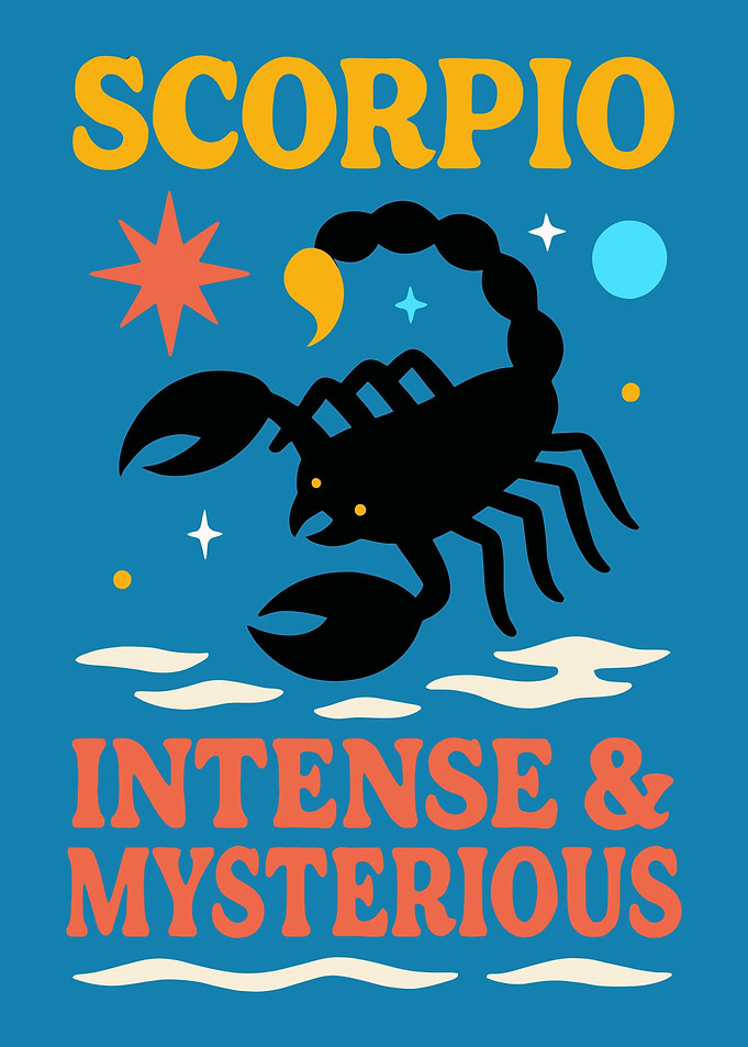 Scorpio Zodiac Sign Illustration