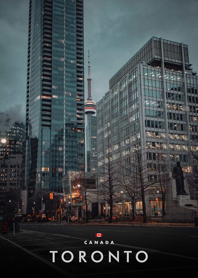 Toronto Cityscape at Dusk