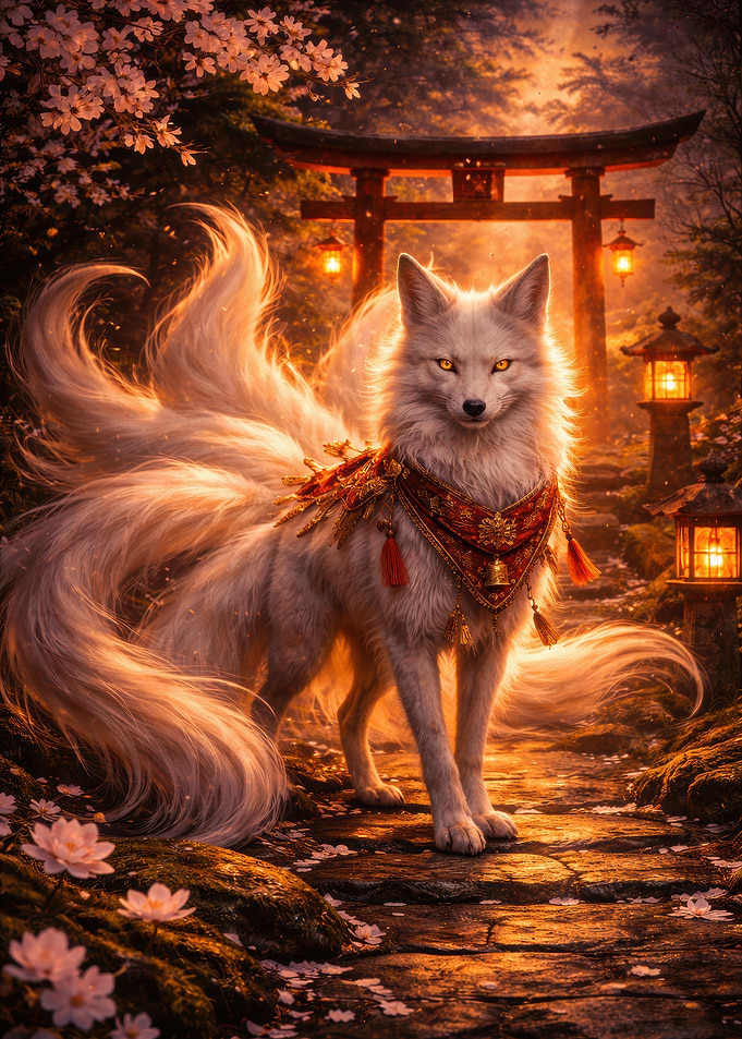Nine-tailed Fox in Japanese Setting