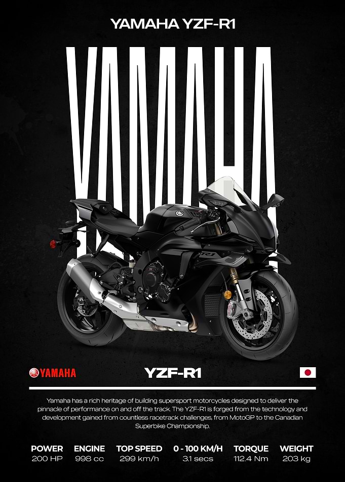 2025 Yamaha YZF-R1 Motorcycle