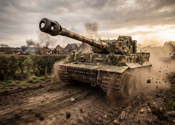 Tiger Tank in Action