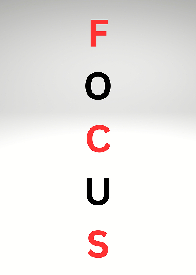 Focus Text Art