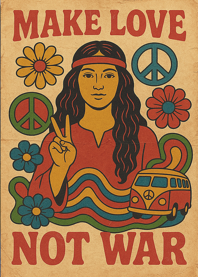 Make Love Not War Poster