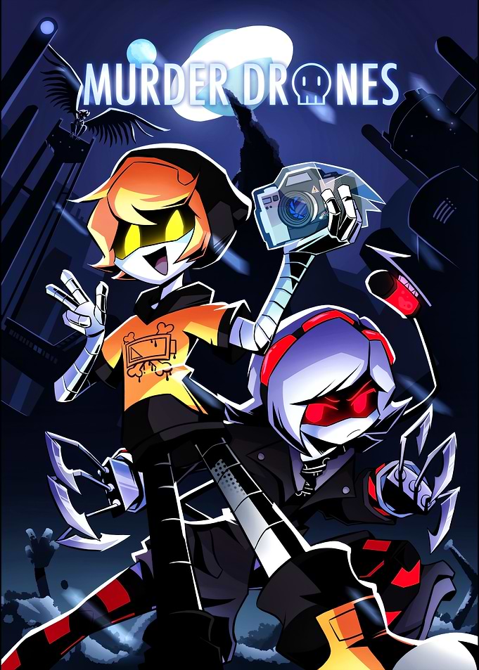 Murder Drones characters poster art